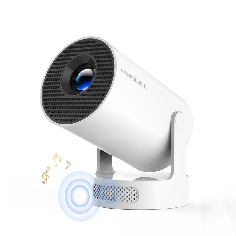 [US Warehouse] Magcubic Hy300Pro Projector 290ANSI Dual Wifi6 8K 4K Decode Auto Keystone Correction Wireless BT5.4 130"Screen 1280*720P Built-In Speaker Allwinner H726 180° Rotatable Mini Portable Home Cinema Outdoor Audio Gift