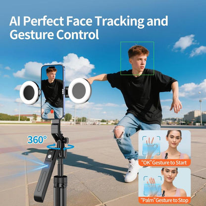Vlogging Kit for /Android, 70.9" Auto Tripod for with Light, Microphone/Remote Control, Content Creator Essentials Starter Kit for and Youtube